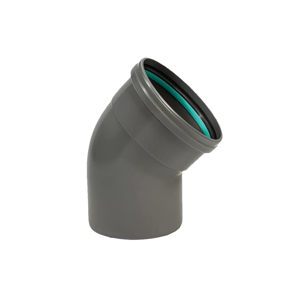 codo pvc colector 45